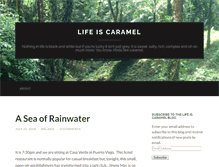 Tablet Screenshot of lifeiscaramel.com